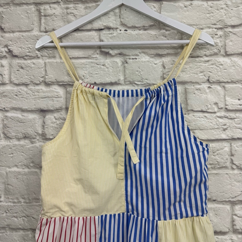 Vineyard Vines Party Stripe Patchwork Halter Midi… - image 7